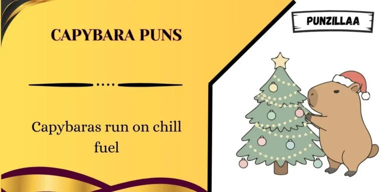 Capybara Puns