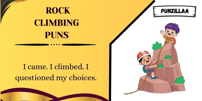 Rock Climbing Puns