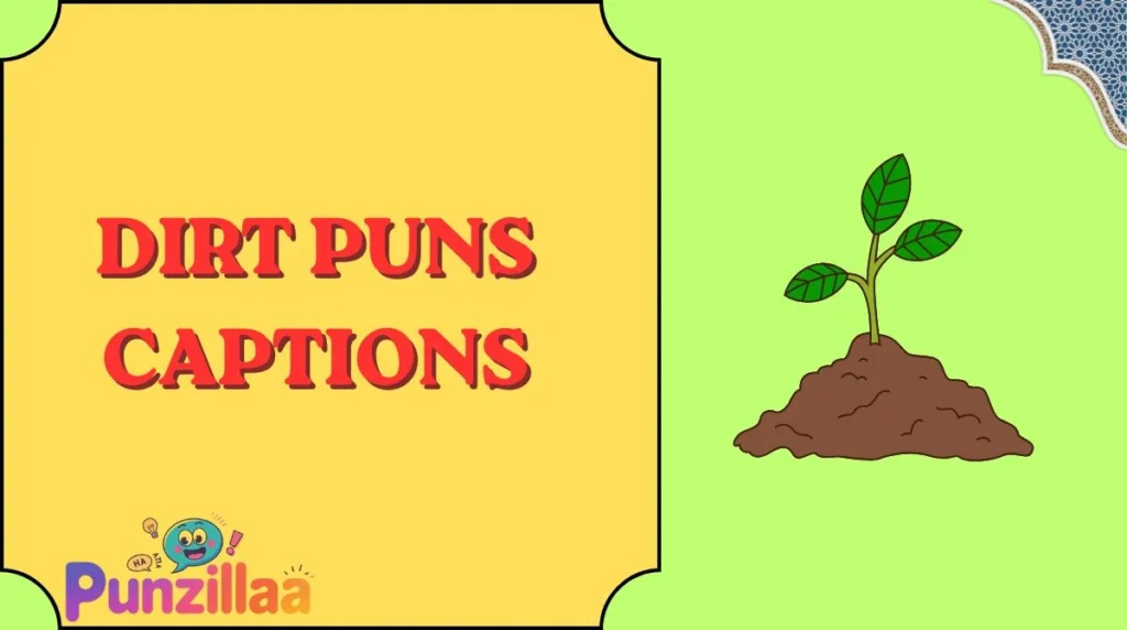 Dirt Puns Captions