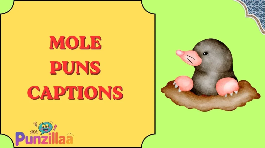 Mole Puns Captions
