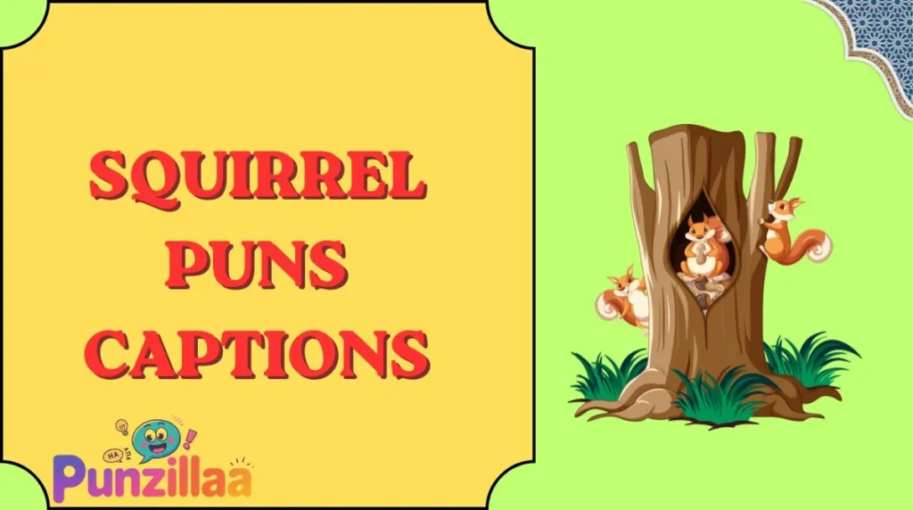 Squirrel Puns Captions