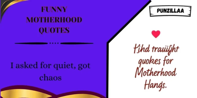 Funny Motherhood Quotes