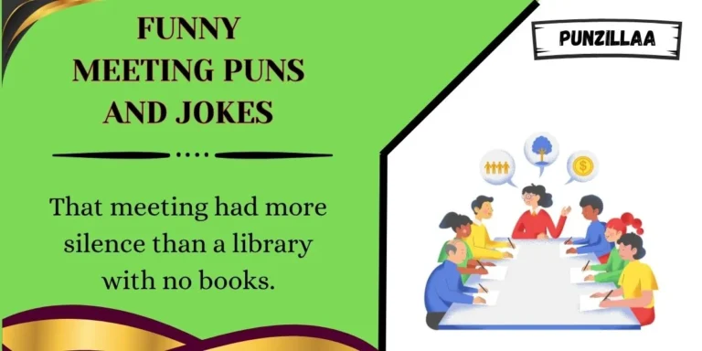 Funny Meeting Puns and Jokes