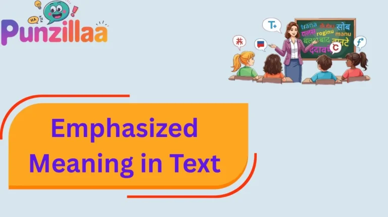 Emphasized Meaning in Text