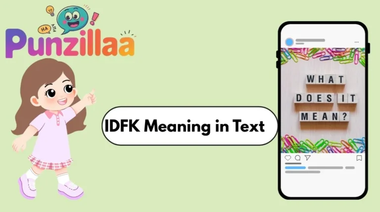 IDFK Meaning in Text