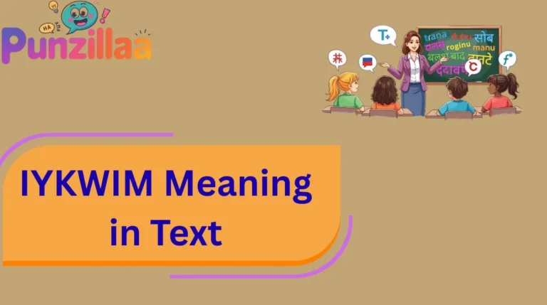 IYKWIM Meaning in Text