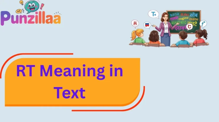 RT Meaning in Text
