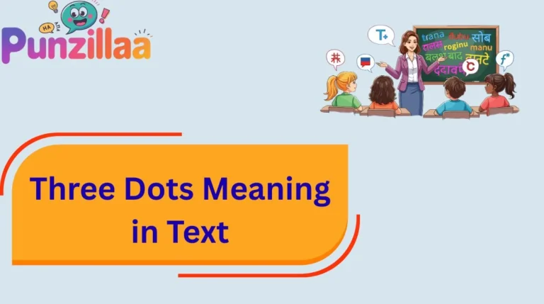 Three Dots Meaning in Text