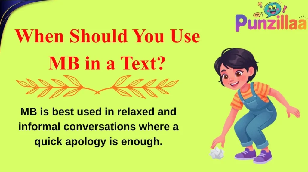 When Should You Use MB in a Text?