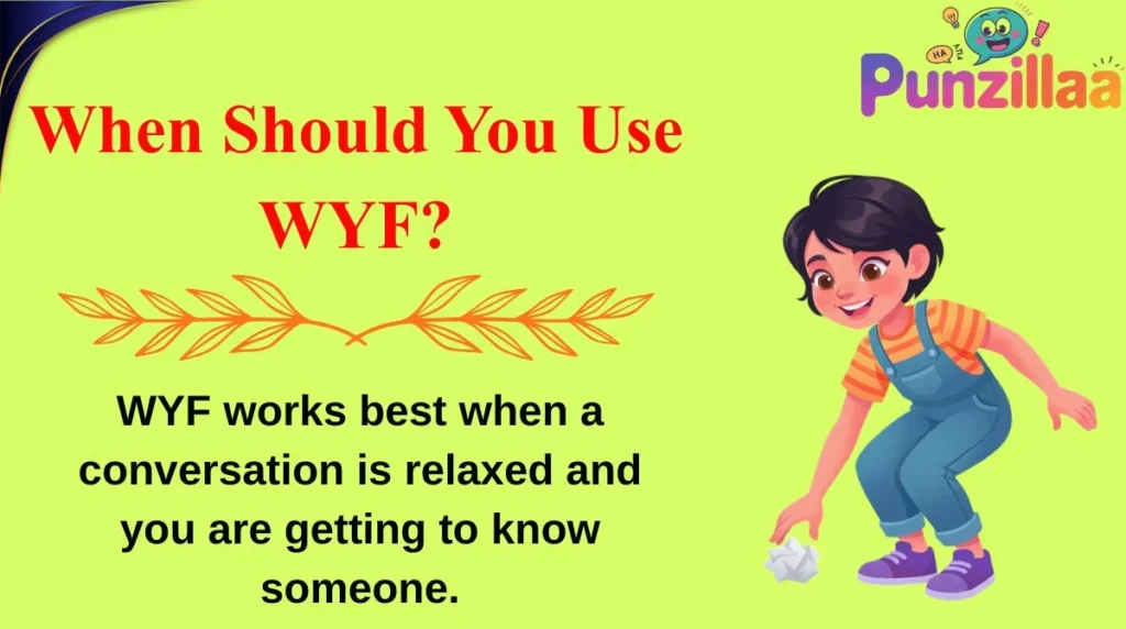 When Should You Use WYF?